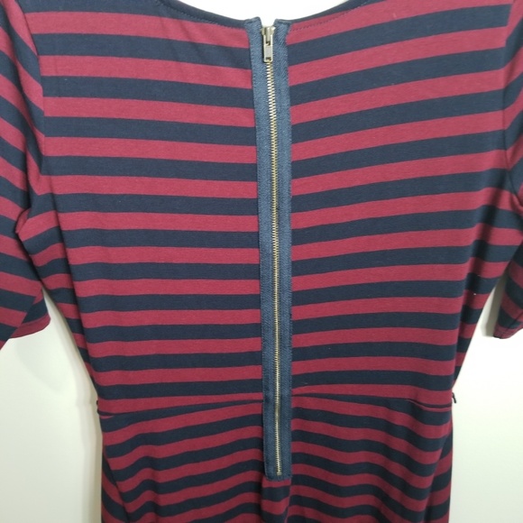 The Limited Navy Stripped Dress - Picture 6 of 6